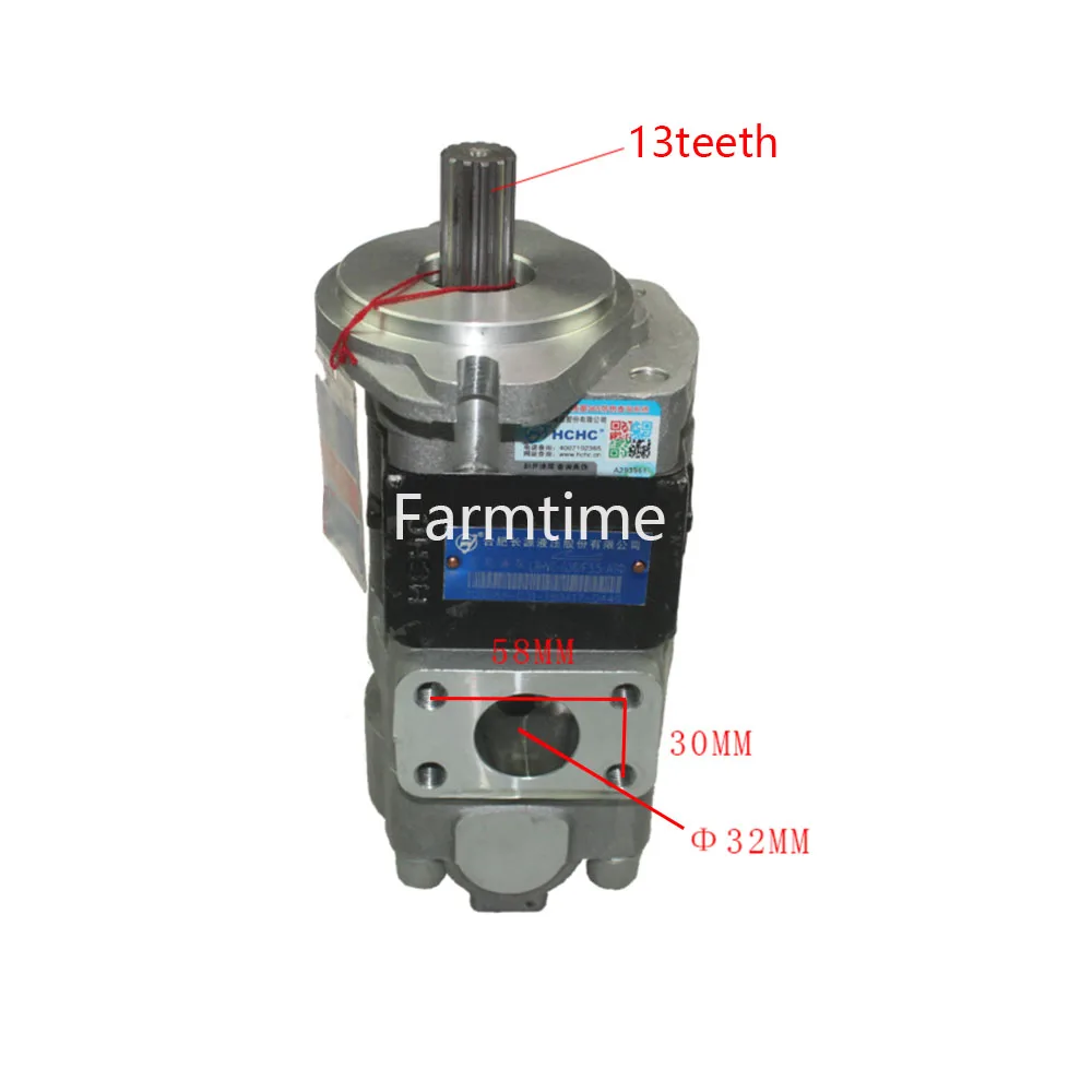 

Double-united Hydraulic Gear Pump,Oil Gear Pump CBHYC-G36/F3.5-ATФ 13teeth for Forklift HELI H2 8-10T