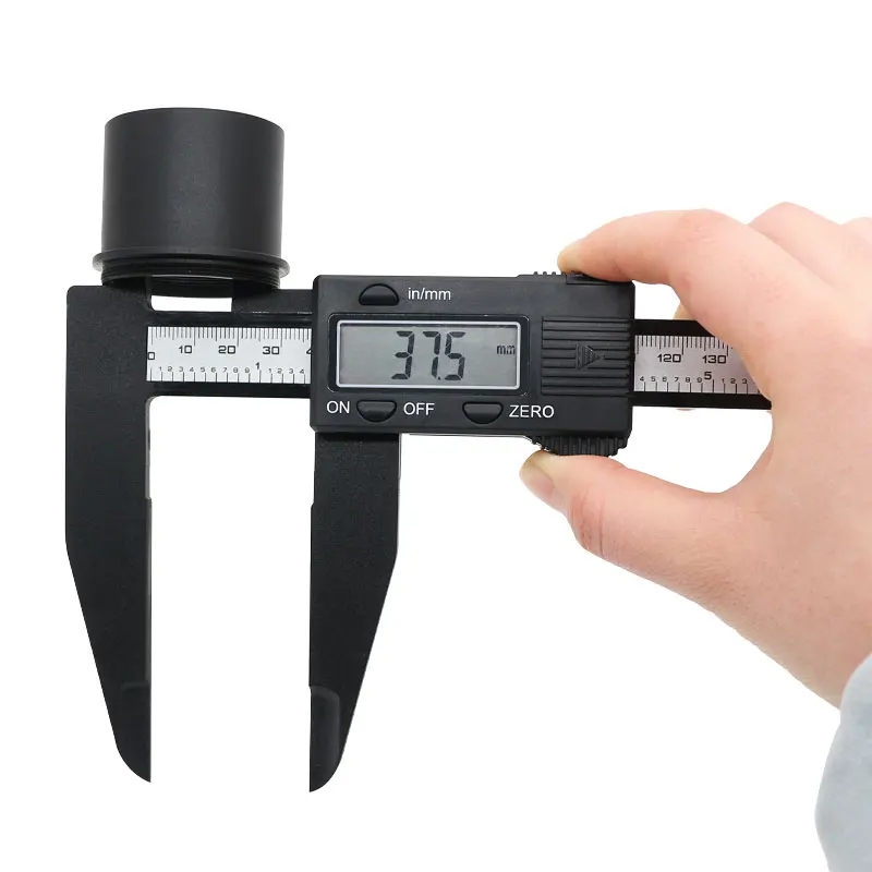 Imagem -03 - Caliper Vernier Digital Grande Faixa de Medição Caliper Vernier Eletrônico Longo Maxilar Diâmetro Exterior Interno Medição por Passo 0300 mm