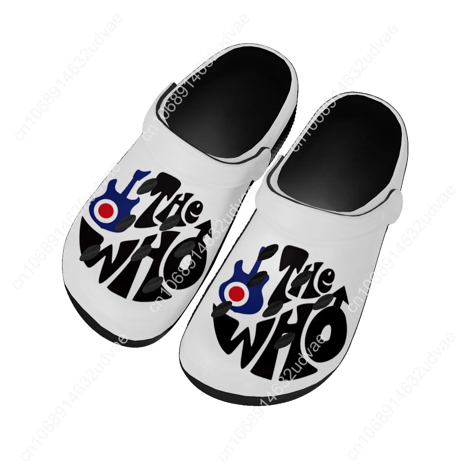 

The Who Home Custom Sandals Women Teenager Fashion Water Shoe Rock Band Garden Breathable Comfort Beach Hole Slippers
