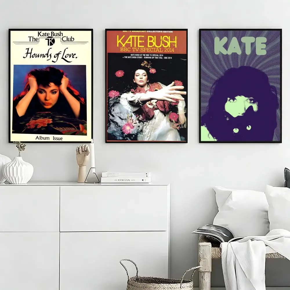 K-Kate Bush Poster High-definition  poster stickers, suitable for bedroom, living room, home decoration