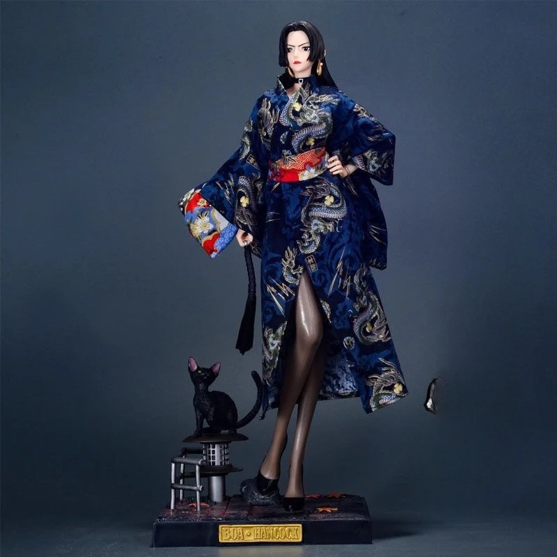 

Коллекционная фигурка аниме персонажа Боа Хэнкок в кимоно, 46 см, высококачественная модель, большая декоративная фигурка для сцен, игрушка для коллекции