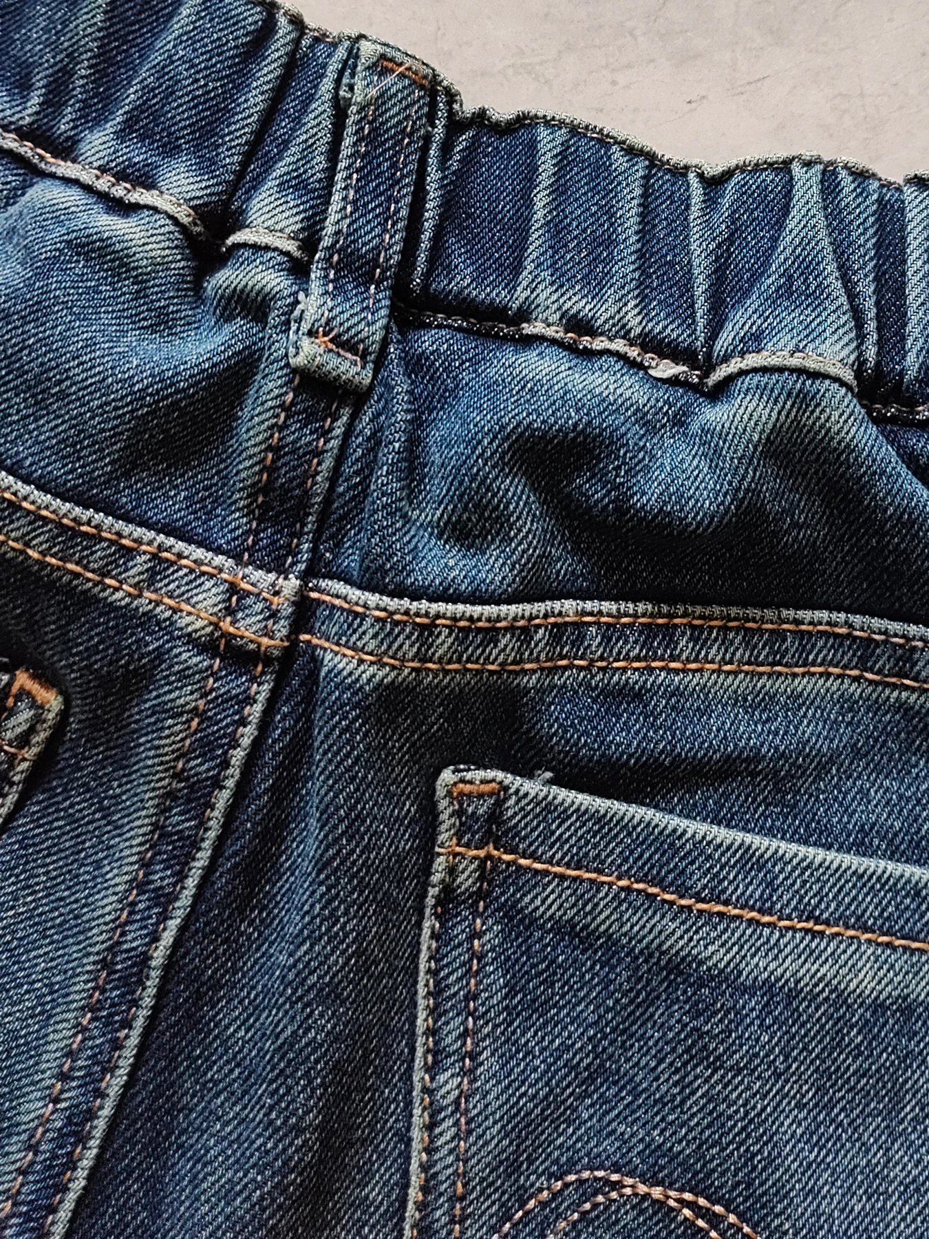 5148 6-14 years Kids Boys\' Jeans casual Trousers Elastic Waist children\'s soft denim pants