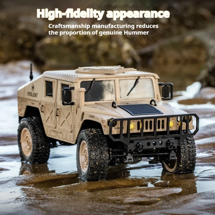 

JJRC C8835 1:16 4WD Metal RC Rock-Crawler Military Off-Road Alloy 2.4GHz RTR LED High-Speed Hydraulic-Shock Gift