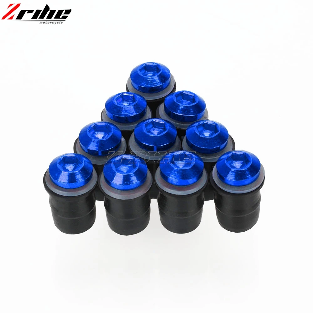 10PCS M5 5mm Windscreen Windshield Bolts Screw Kits For HONDA Africa Twin CRF1100L CRF1000L CRF 1100 1000 L Adventure ADV XRV750