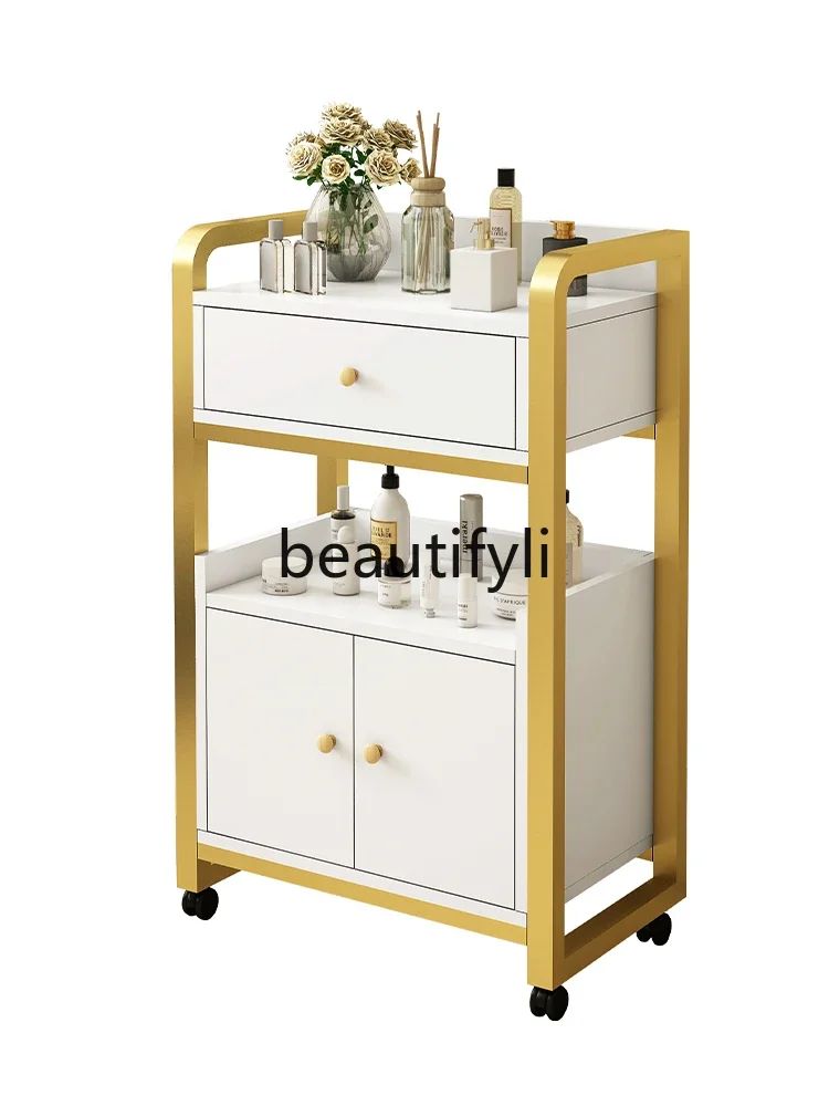 

Beauty salon cart special barber shop tool cabinet instrument rack trolley