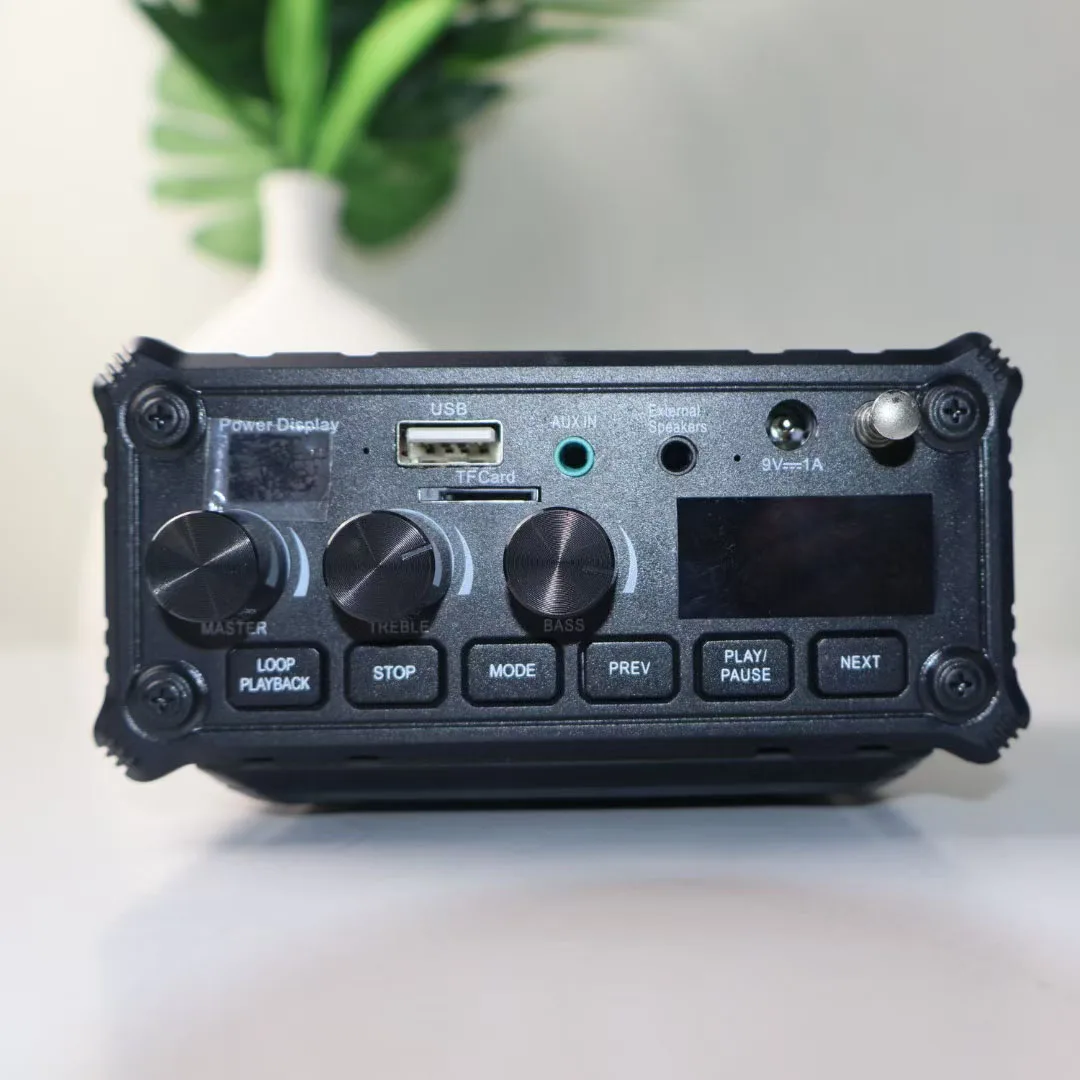 Remote Control Amplifier At108 Is a Multi-Functional Amplifier That Supports Usb/Tf/Fm/Recording and Bluetooth