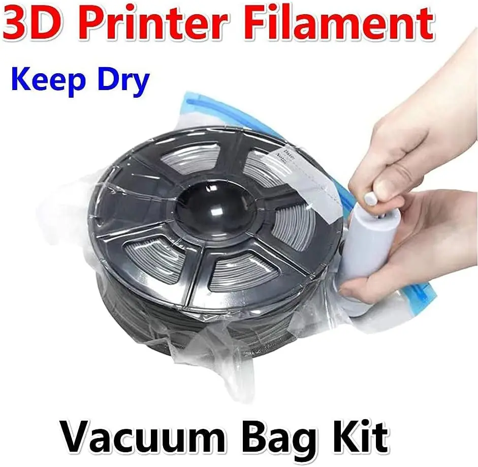 3D Printer Filament Storage Bag PLA ABS TPU Filament Vacuum Bag Filament Dryer Keep Dry Avoid Consumable Moisture