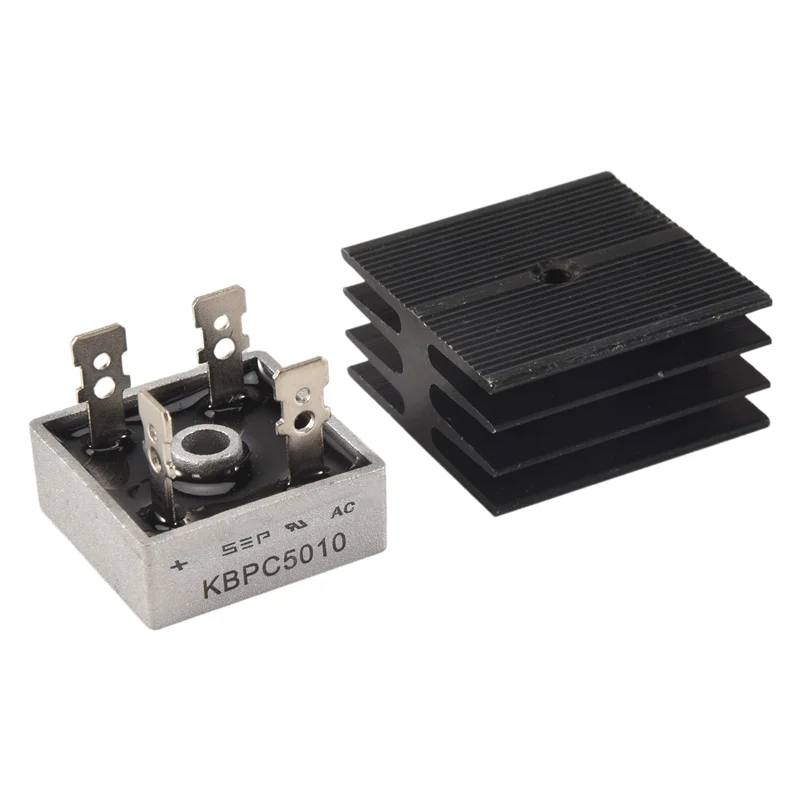 A69E50A 1000V Metal Case Bridge Rectifier With Heatsink