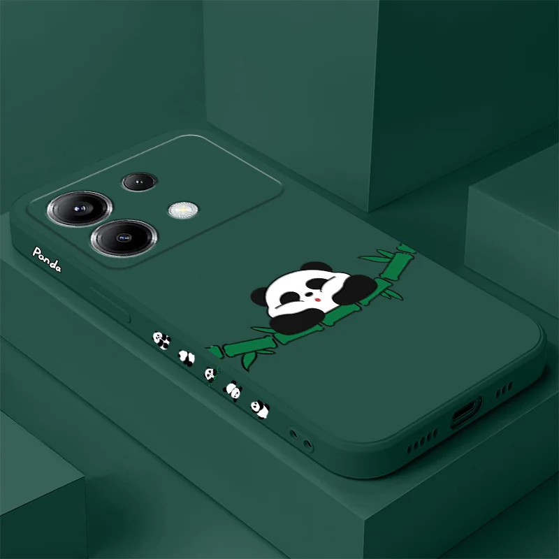 

Bamboo Panda Phone Case For Xiaomi Poco X6 F6 M6 M5 M5S F5 X5 F4 X4 M4 F3 M3 X3 Pro 4G 5G GT Silicone Cover