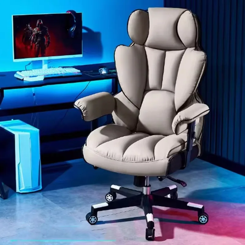 Silla De oficina cómoda De calidad para niños y adultos, Silla De oficina con ruedas relajantes, muebles De gran tamaño