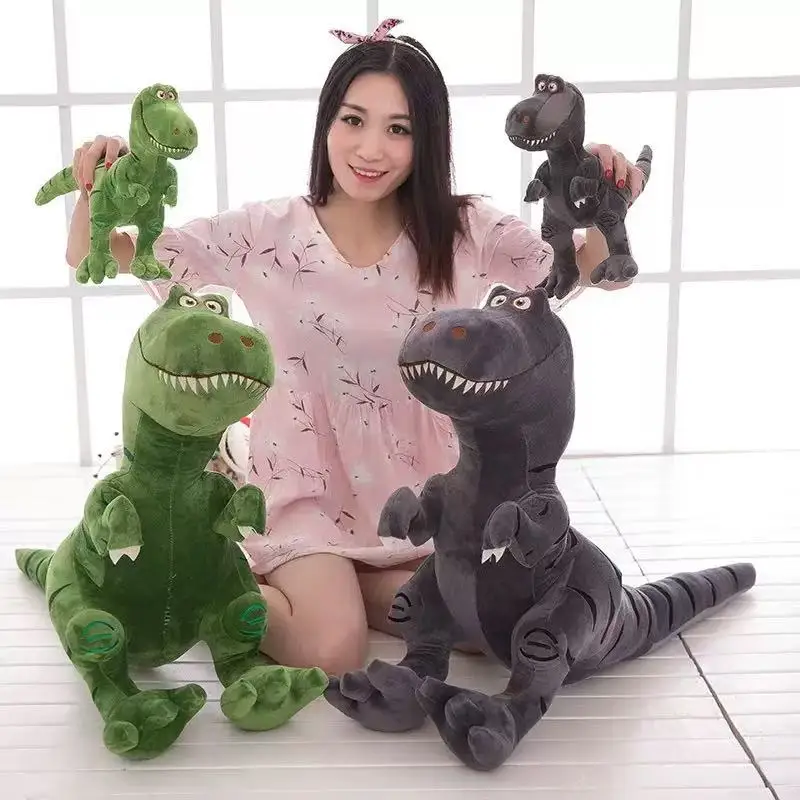40-50cm Dinosaur Plush Toys Cartoon Tyrannosaurus Cute Stuffed Dolls Printing for Kids Children Boys Birthday Gifts Decor