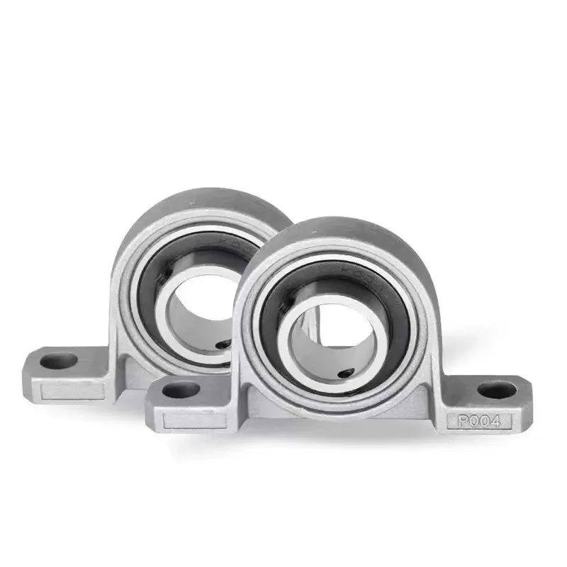 2pc KP000  KP001 Diameter Bore Diameter Self Aligning Zinc Alloy Flange Pillow Block Bearing