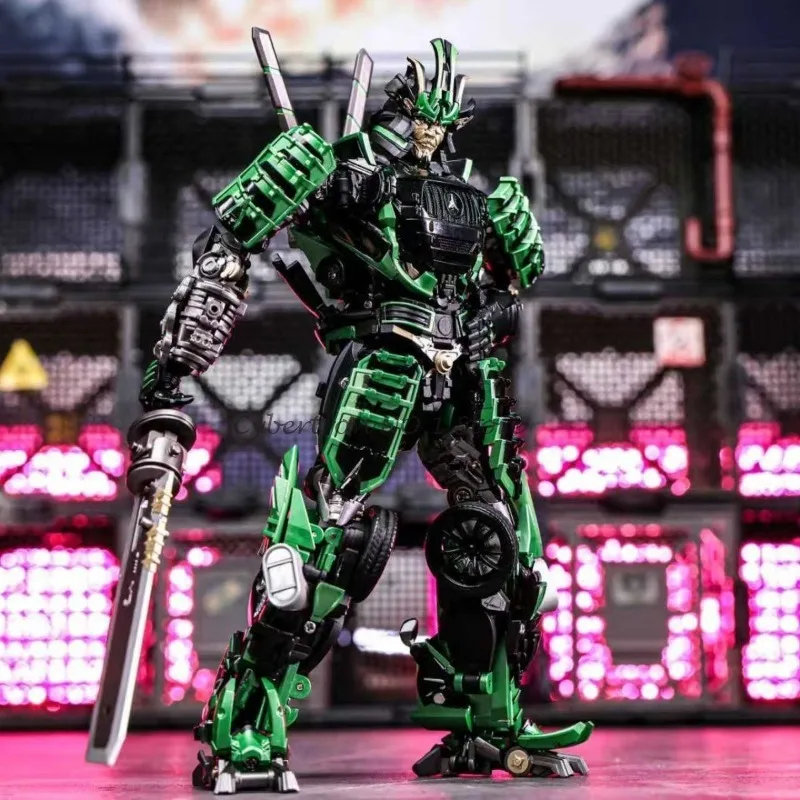 Transformers Masterpiece Toys Anime Deformation Robots MetaGate MG-07G Drift SUMI Green Ver. Optimus Prime Alloy Sports Car GTR