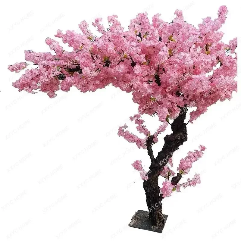 Artificial Cherry Tree Peach Tree Wishing Tree Large Fake Trees Interior Decoration Red Ceiling Decoration