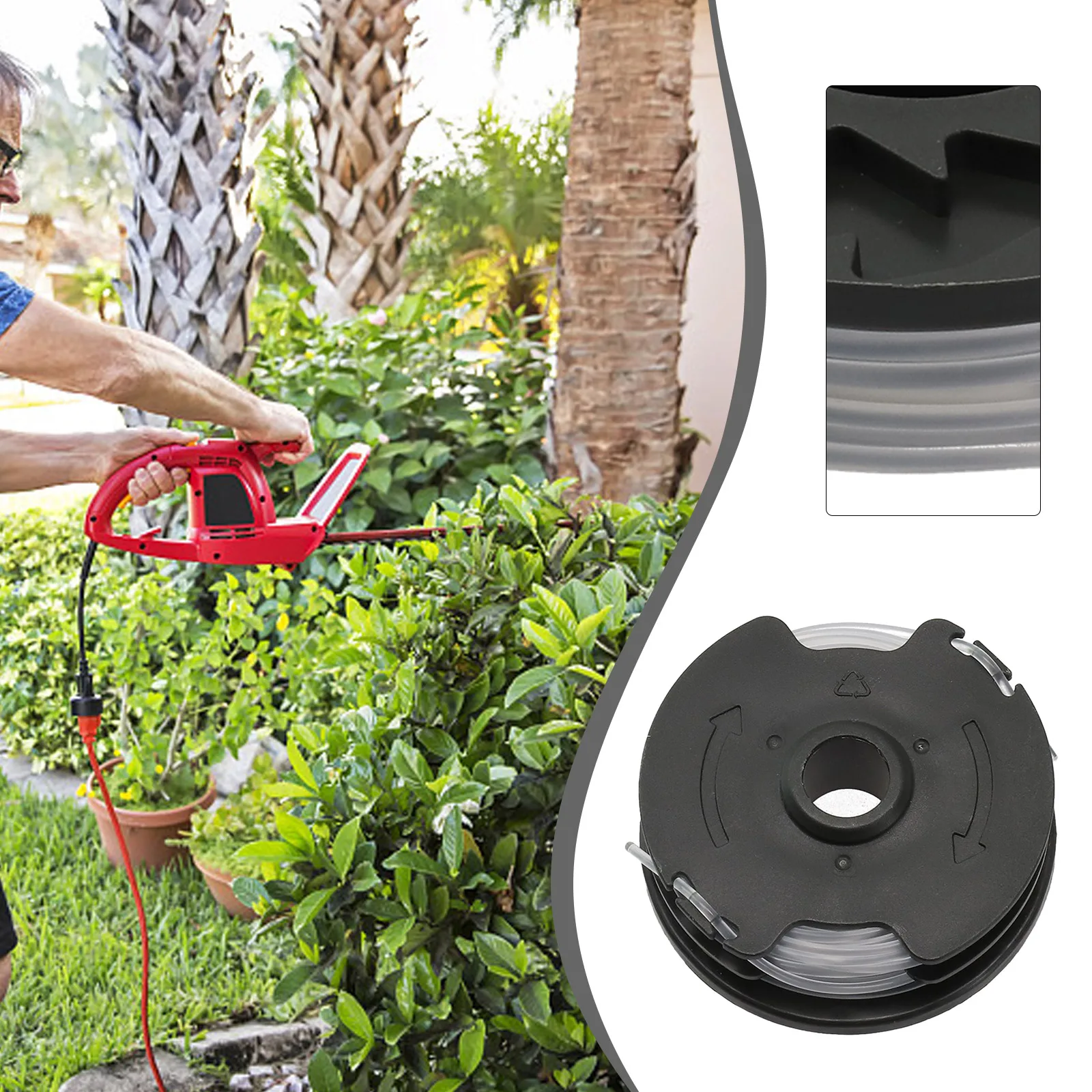 For Parkside PRT 550 A1 For A3 For PRTA 20Li B2 Grass Trimmer Replacement Spool Line Cover Strong ABS Material