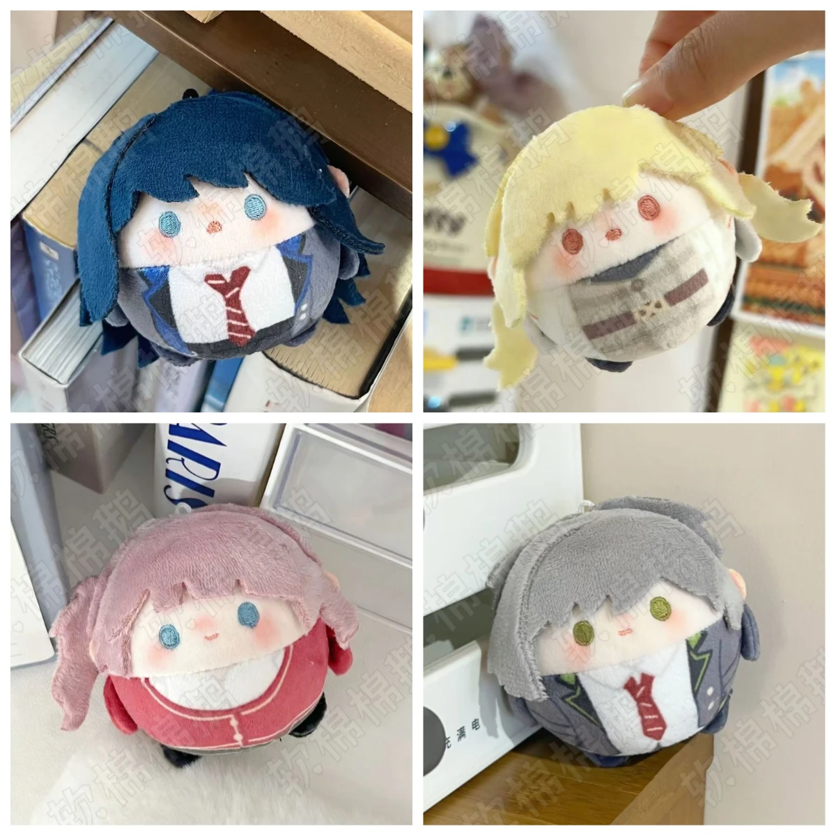 

7CM Game HOSHINO ICHIKA Tenma Saki Mochizuki Honami Shiho Hinomori Cute Mini Figure Dango Plush Doll Toys Pendant Keychain Gift