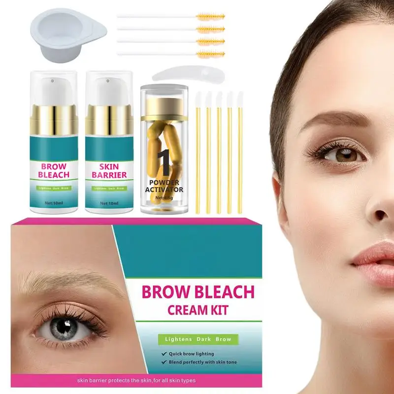 Eyebrow Bleaching Eyebrow Color Fade Modify Fading Eyebrow Bleaching Eyebrow Tinting Kit for All Brow