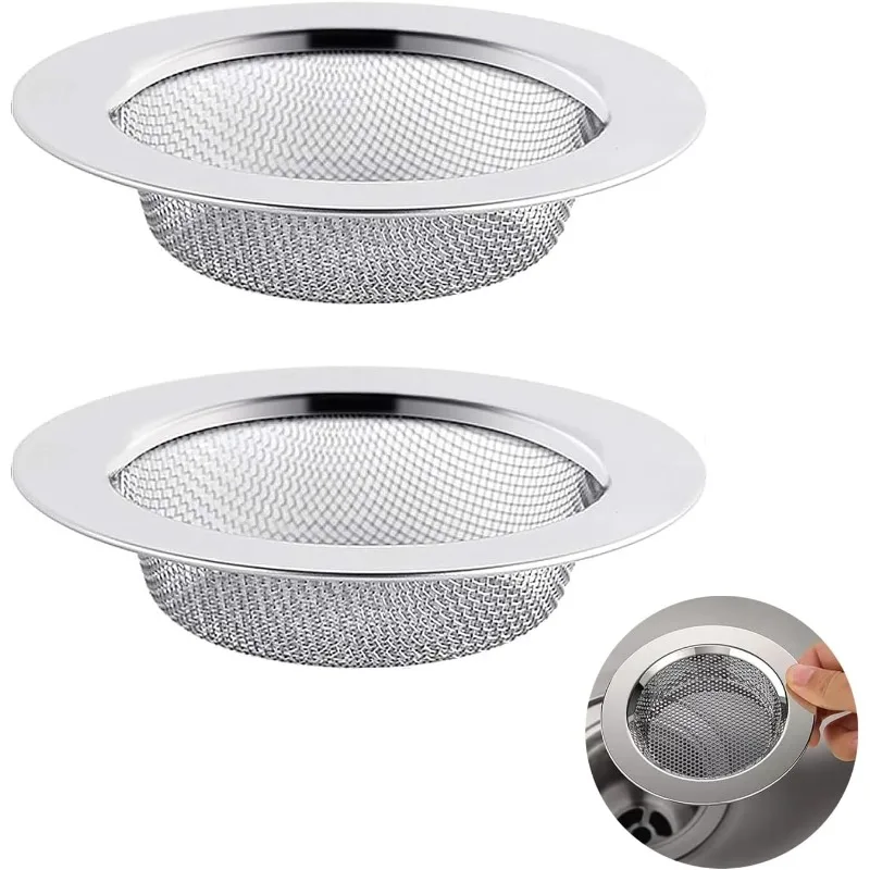 

Stainless Steel Mesh Sink Strainer Filter Sewer Mesh Strainers Bathroom Sink Strainer Drain Hole Filter Trap Kitchen Sink Filter