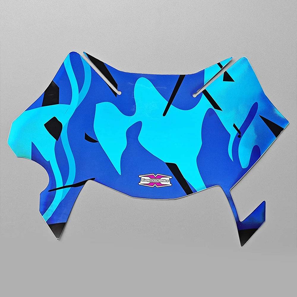 

JY RACING Motorcycle Holographic Chrome Sticker Wrap Design for Ultra Bee / Ultra Bee R Headlight Sticker Laser Colorful