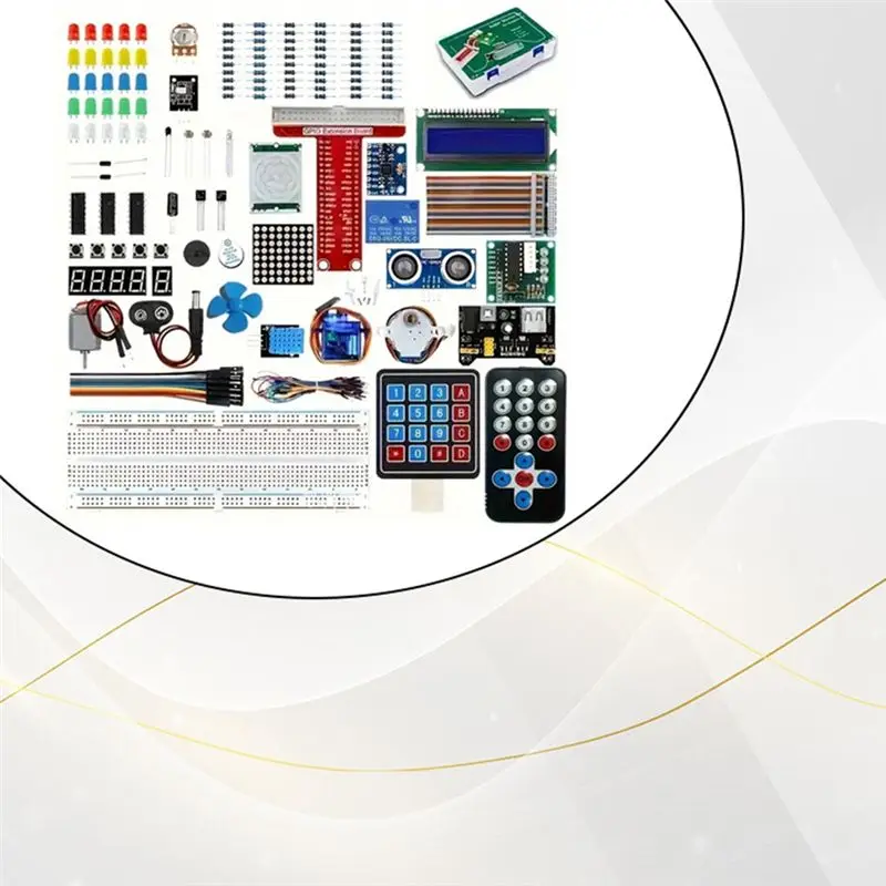 HFES Super Starter Kit Learning Kit For Raspberry Pi 4 Compatible With Raspberry Pi UNO R3 RFID