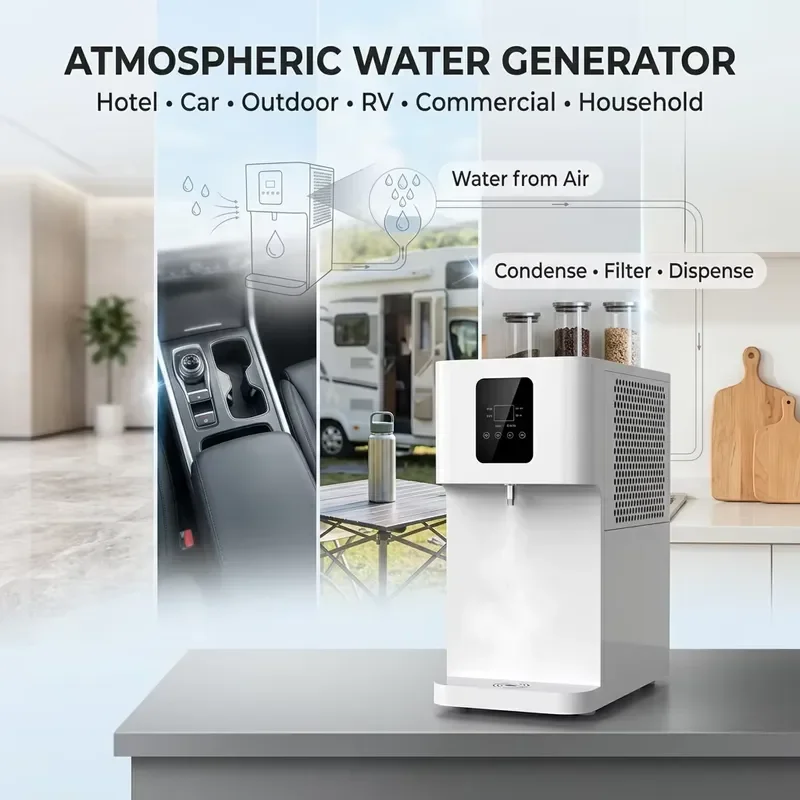 35L All in One Air Water Generator AWG with Built in Dehumidifier for Office Home RV Outdoor Use