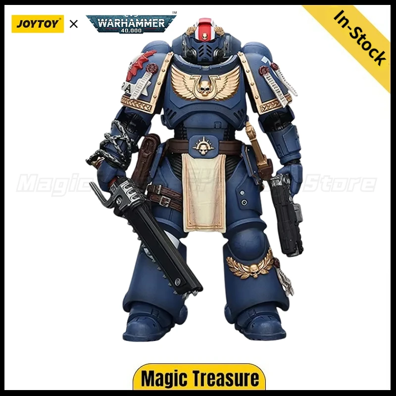 

【В наличии】JOYTOY Warhammer 40K Ultramarines Titus with Laurels of Victory 1/18 Фигурка Модель игрушки