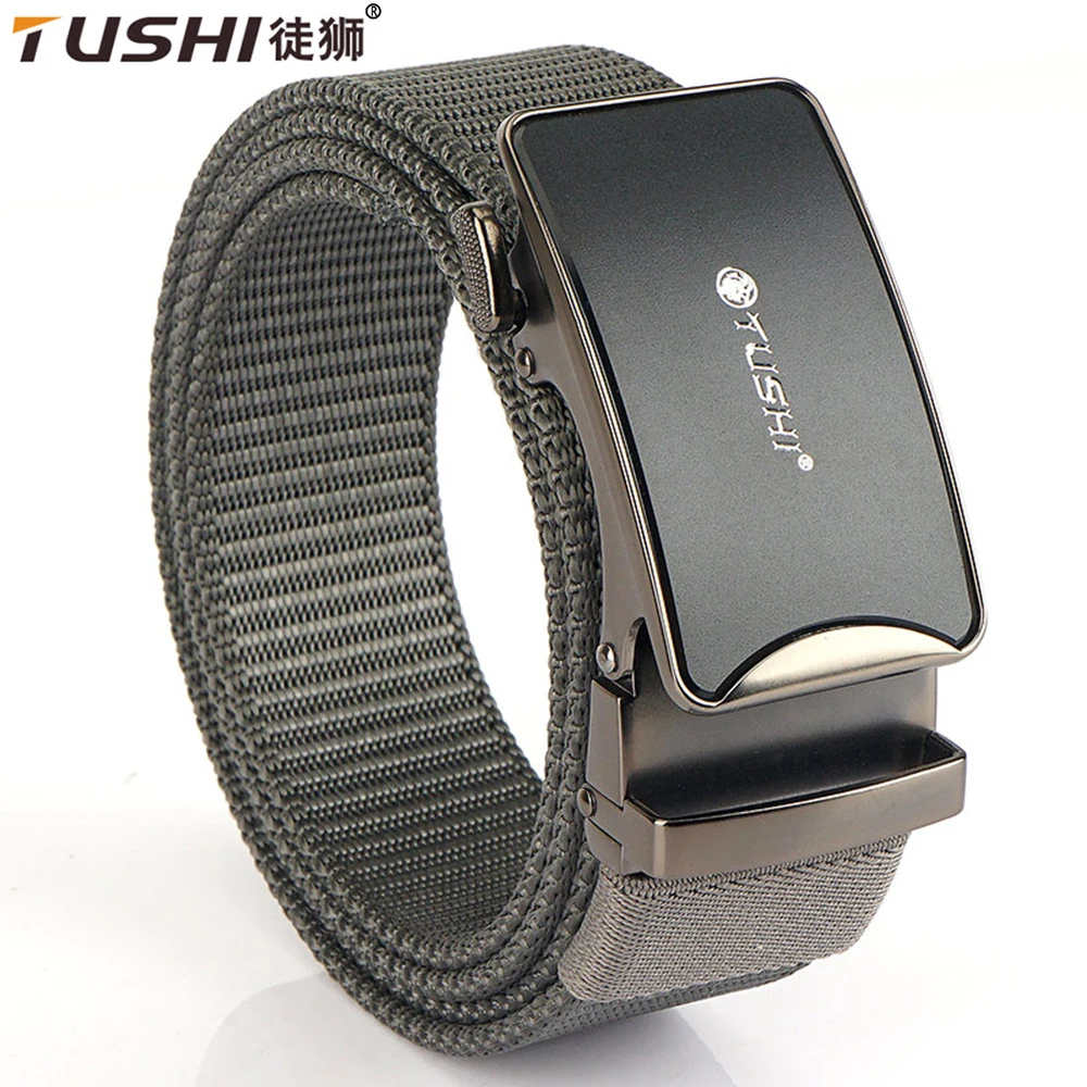 

TUSHI New Tactical Belt Metal Buckle Quick Release Alloy Automatic Buckle Belt Casual Tooling Training Belt Men's Trousers Belt