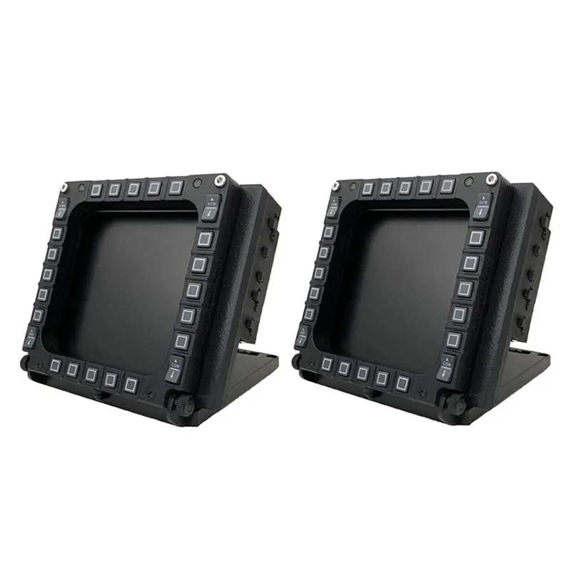 Original MFD COUGAR PACK 2 MFD (Including Screens) + F-16 Flight Stick + A10C Throttle for Thrustmaster