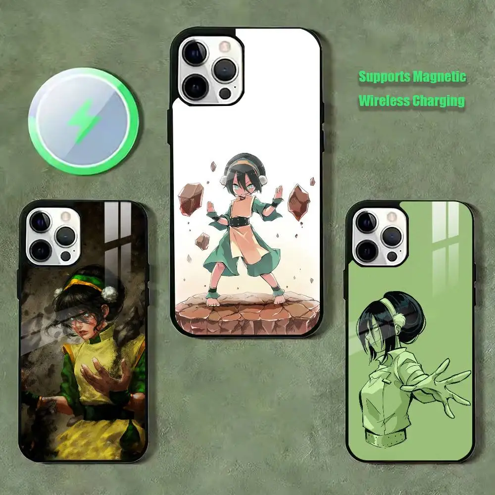 

The Last Airbender Toph Beifong Phone Case For iPhone17,16,15,14,13,12,11 Plus,Pro Allows magnetic wireless charging