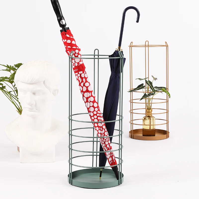 Europe Iron Umbrella Stand Holder Simple Porta Paraguas Umbrella Storage Home Hotel Paraplu Houder Strong Beach Umbrella Stands