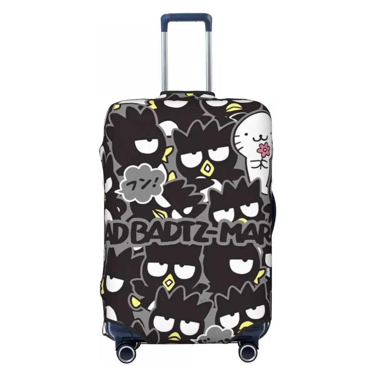 

Bad Badtz Maru Cartoon Suitcase Cover Cruise Trip Vacation Practical Luggage Accesories Protector Back To School Gift