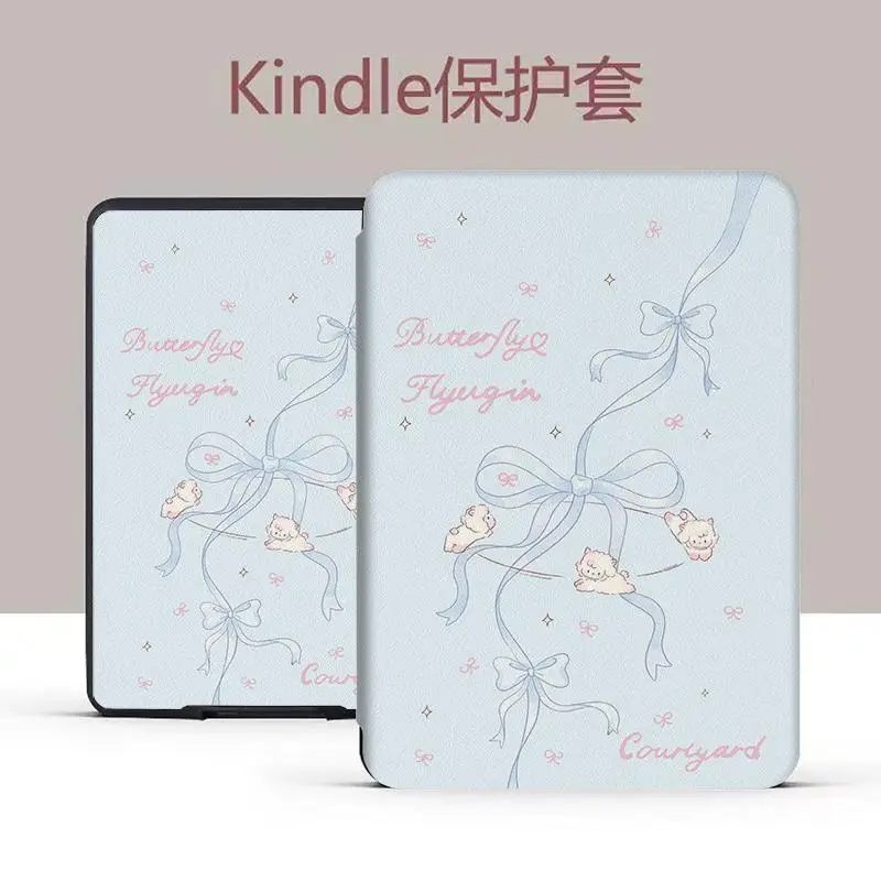 Cute Lamb Protective Case for 6” Kindle (11th Gen 2022/2024) – Premium Soft Edge Case Anti-Scratch & Shockproof, Auto Wake/Sleep