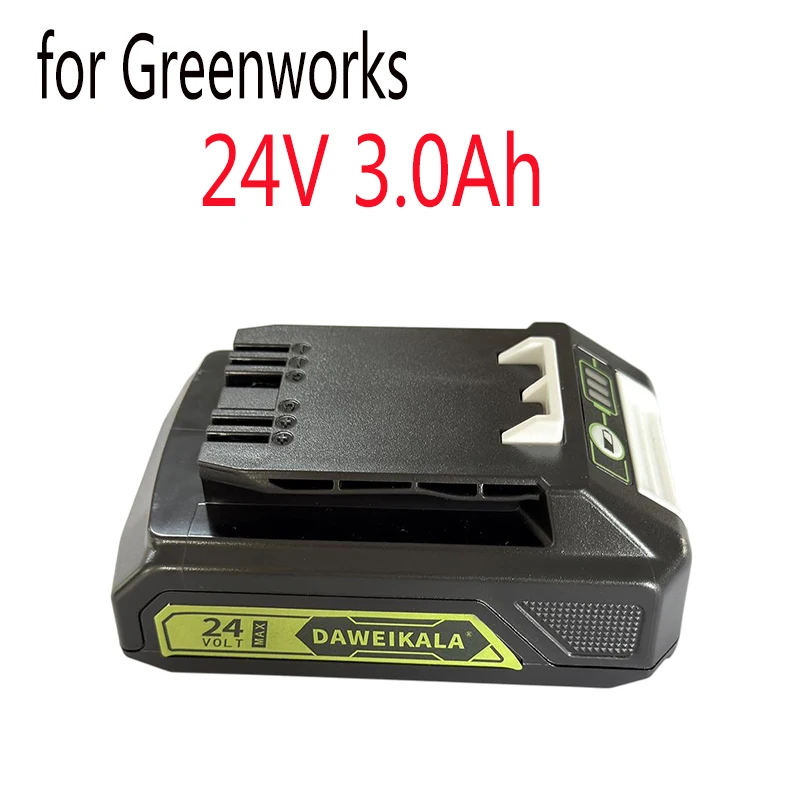 

Для Greenworks 24 В сменный литий-ионный аккумулятор для всех устройств инструментов 24 В 29842 29852 BAG708 29322 21342 G24B2