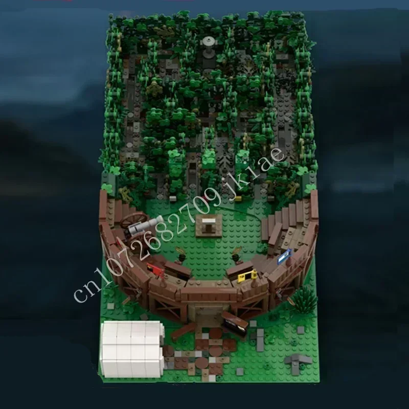 2222 pièces personnalisé MOC modulaire labyrinthe trésor rue vue modèle ensemble-puzzles personnalisés technologie jouet pour enfants anniversaire Christ