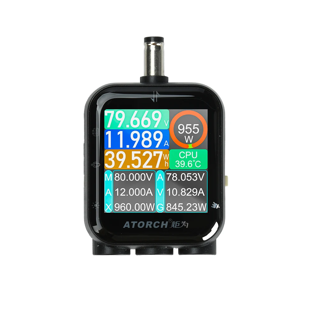 B50 Hochpräzisions-Tester 4,5-80V 600W Digitales Display Voltmeter Amperemeter Wattmeter DC Strom Spannung Leistung DC5.5 Anschluss-Tester – Detail 24