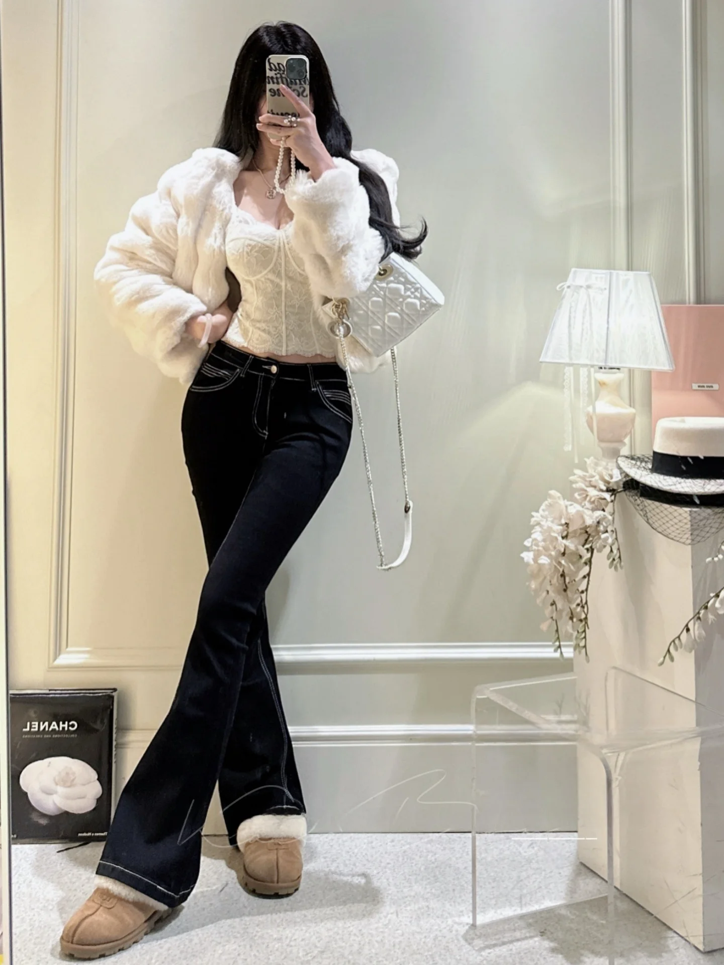 

Slim Fit Sexy Girl Jeans Low Waist High Elasticity Cotton Stretch Denim Bootcut Pants Women's plus Size Hip Enhancing