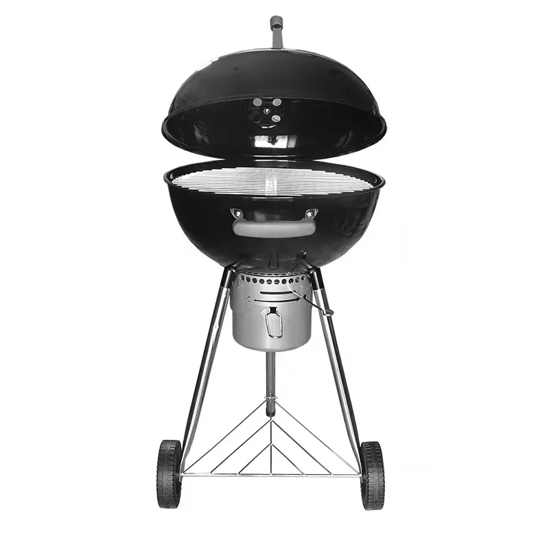 Outdoor Garden Grill Household Charcoal Grill American Round Apple Grill