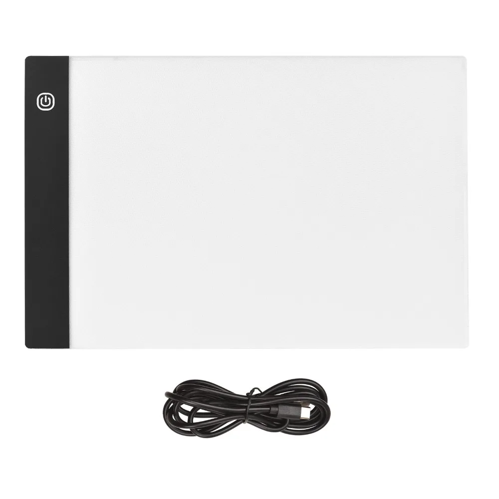 Adjustable PP LED Light Pad Ultra Thin USB Powered Copy Board Adjustable 3 Levels Brightness Tracing Table For Sketching