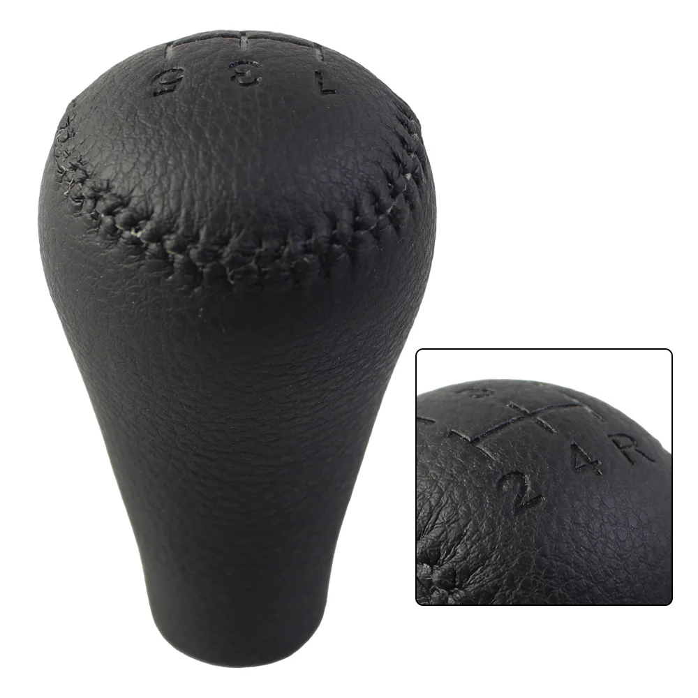 

1 Pcs Car Black Leather Gear Shift/Transfer Case Knob For Nissan For Patrol For GU Y61 Y62 Auto Interior Accessories