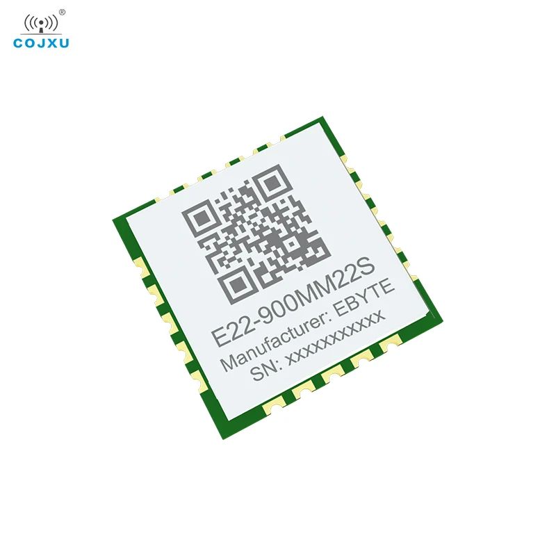 SX1262 LoRa-Modul 868/915 MHz COJXU E22-900MM22S IPEX/Stempelloch 21,5 dBm 7 km SMD ultrakleines RF-Transceiver-Modul