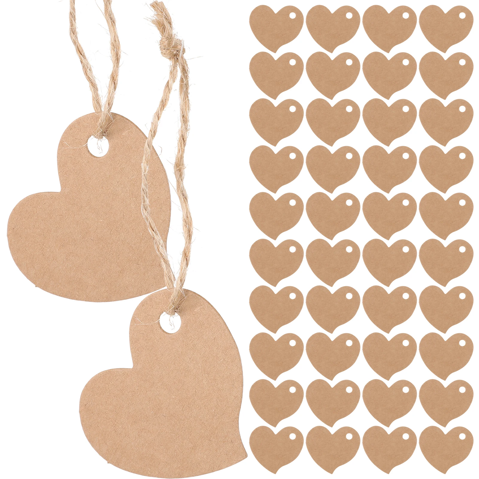 

Heart Gift Tags Lightweight Compact Valentine's Day Party Paper Tags for Gifts Name Cards Bookmarks Crafts Safe