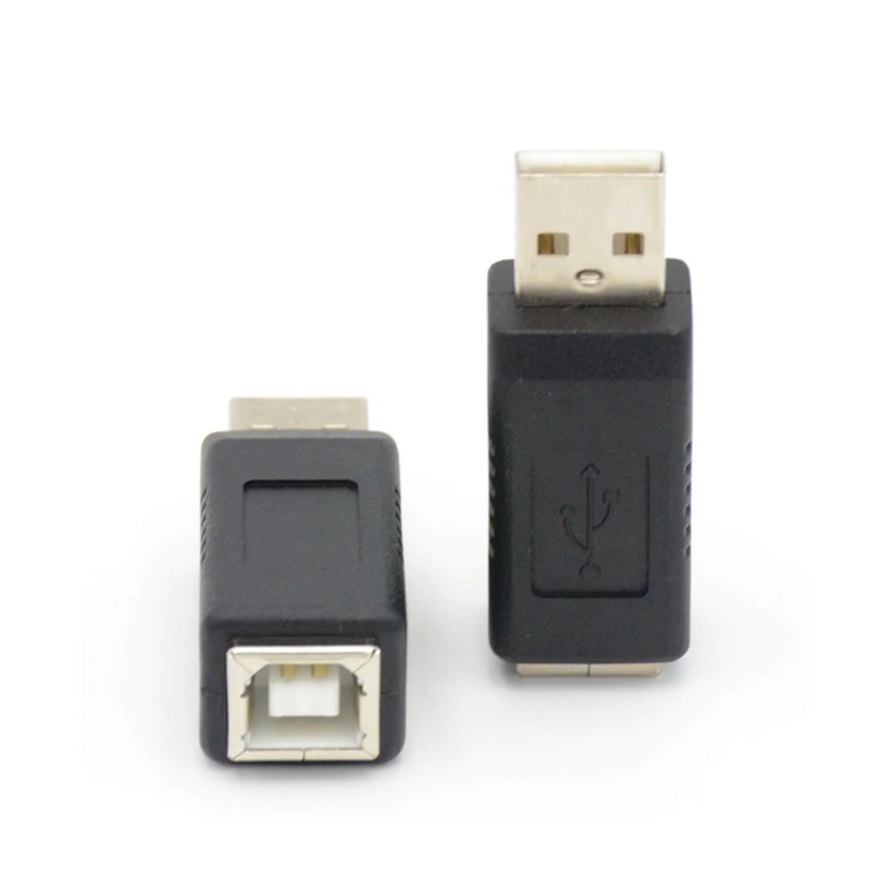 

USB printer adapter USB male to square female adapter A-type male to B-type female printing adapter