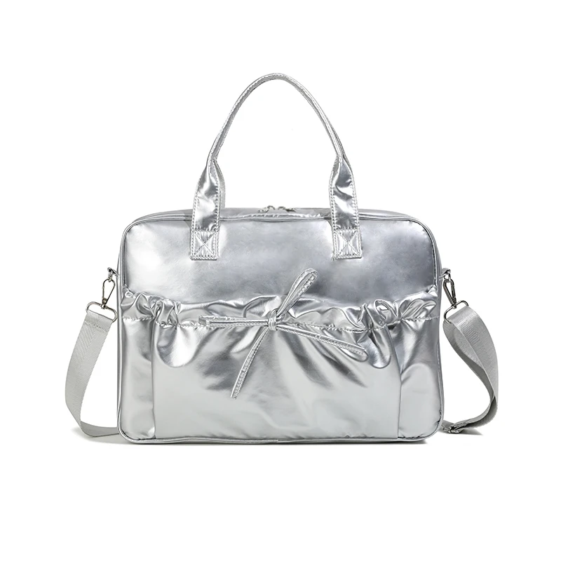 Серебряная сумка для ноутбука 13,3 13,6 14 15 15,6 16-дюймовая противоударная сумка для ноутбука Macbook HP Samsung Женская дорожная сумка