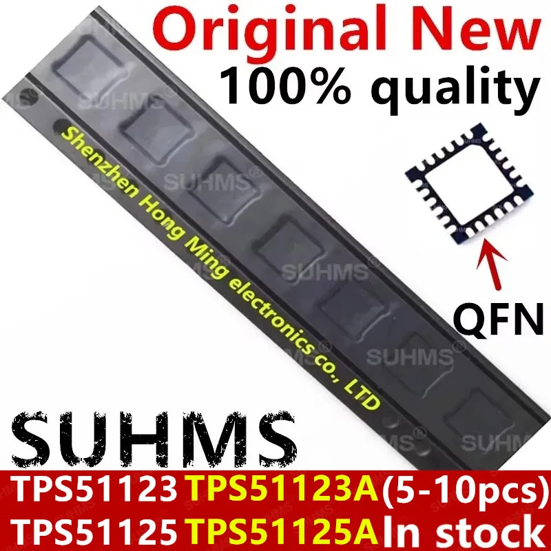 (5-10piece) New TPS51123 TPS51125 TPS51123A TPS51125A 51123 511255 TPS51123RGER TPS51125RGER TPS51123ARGER TPS51125ARGER QFN-24