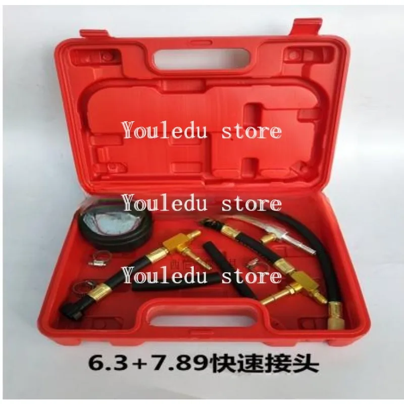 

For Automotive Fuel Pressure Gauge Quick Connect Fuel Injection Pump Pressure Tester Pressure Gauge with Valve 0-100 PSI