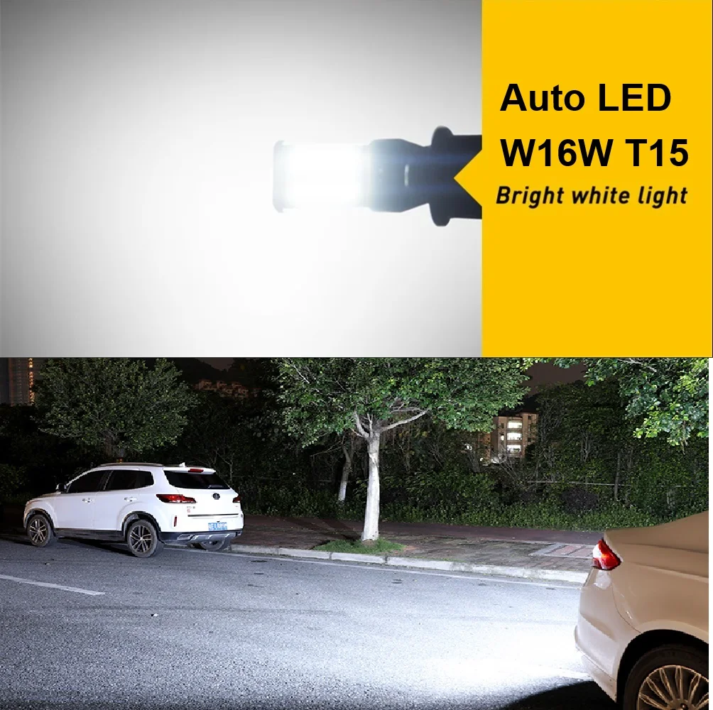 2x W16W LED Canbus T15 Lights Backup Reverse Lamp For Audi Volkswagen VW MK5 Polo Golf CC GTI Passat B7 Tiguan Sharan Scirocco