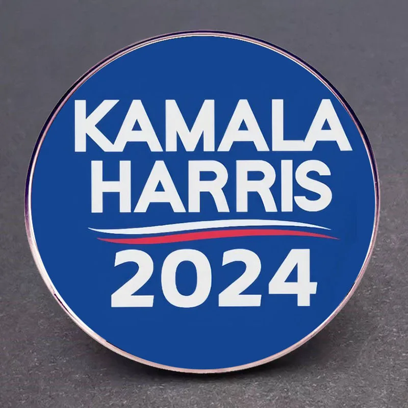 Kamala Harris 2024 Enamel Pins Cat Ladies American President Election Lapel Badge Brooch Decoration Jewelry