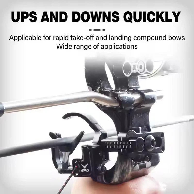 Compound Bow Drop Away Arrow Rest High Speed Landing Arrow Rest Archery Equipment for Compound Bows Hunting Shooting Left/Right