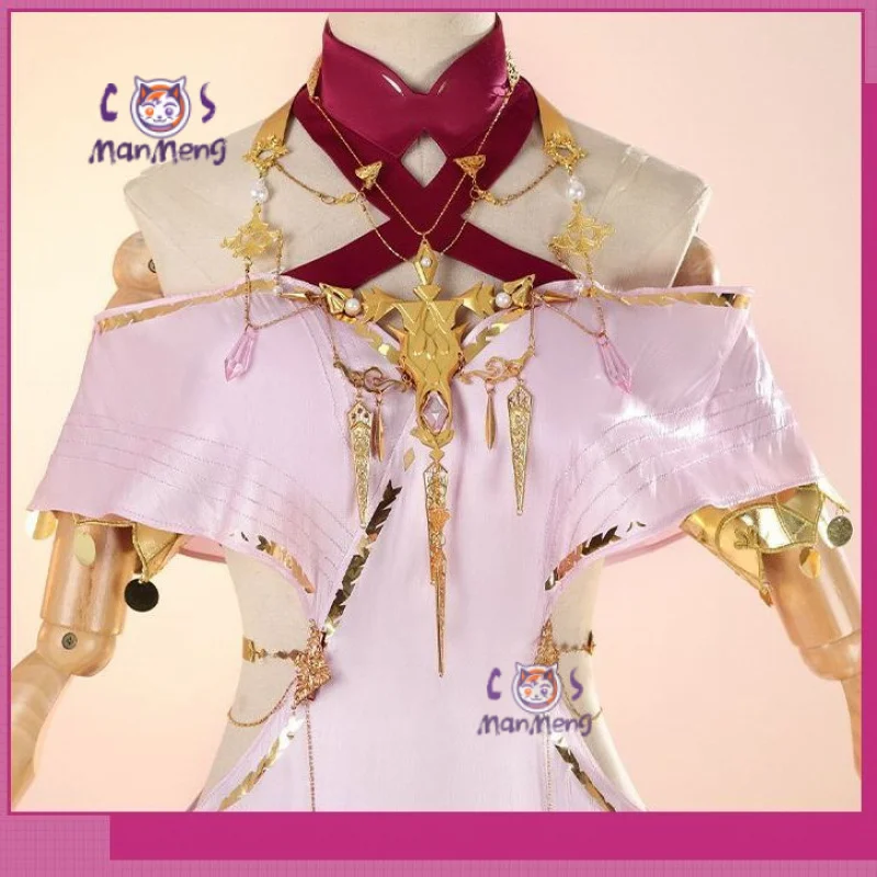 

Костюм для косплея Molly MBCC-S-105 Game Path to Nowhere Jasmine: элегантная длинная юбка, аксессуары, серьги, реквизит, набор для Хэллоуина