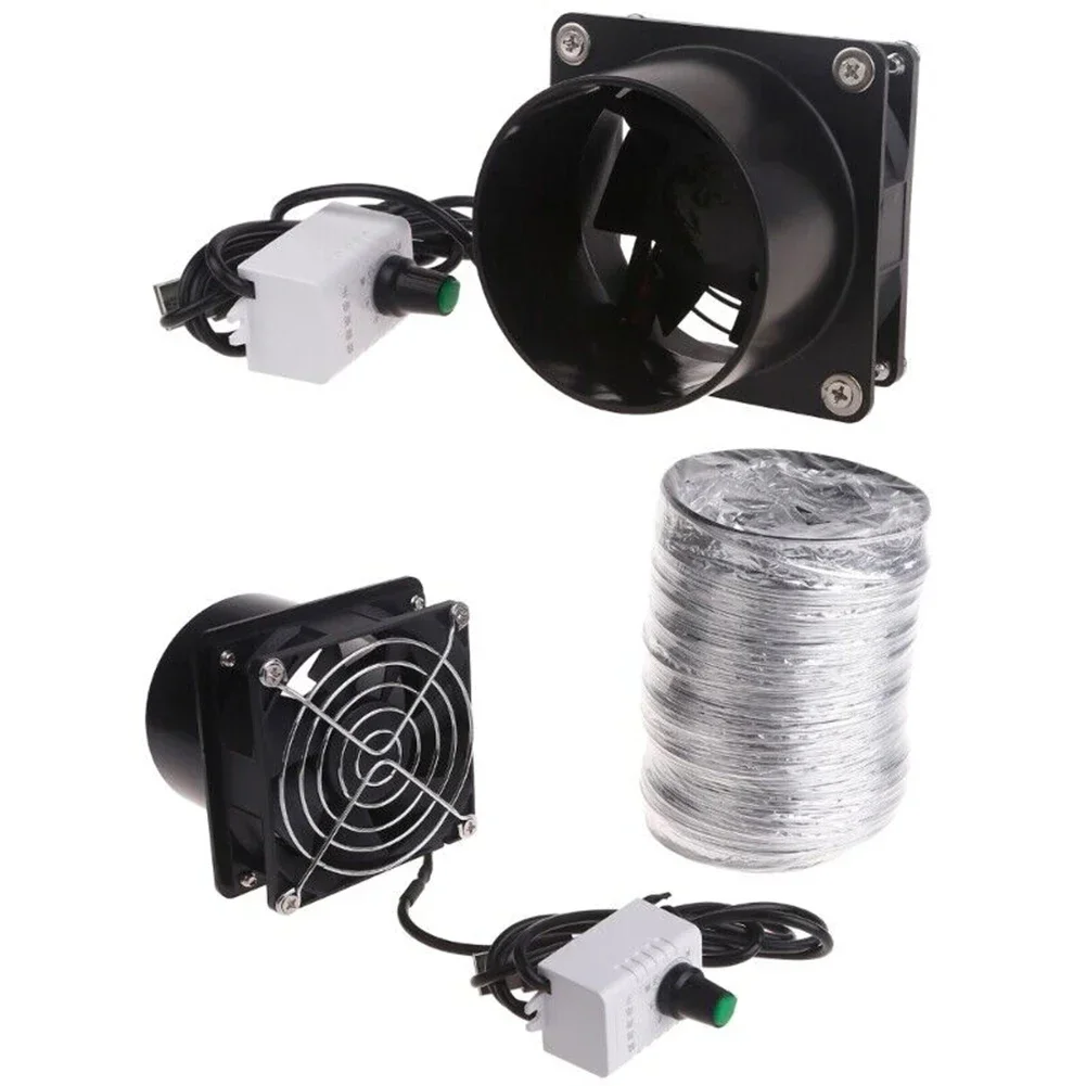 Smog Absorber Rook Afzuigventilator Duct USB Verstelbare snelheid Afzuigventilator Afzuigventilator Pijpkanaal Afzuigventilator USB Verstelbaar